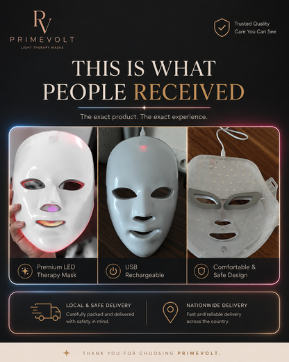 PrimeVolt™ LED Therapy Mask