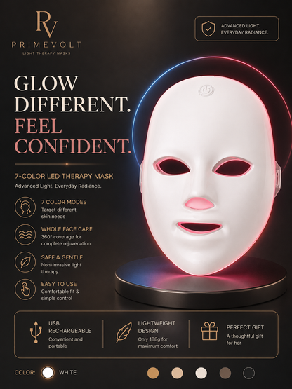 PrimeVolt™ LED Therapy Mask