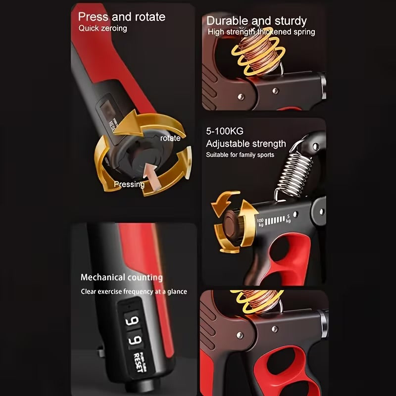 PrimeVolt™ Pro Grip & Forearm Trainer